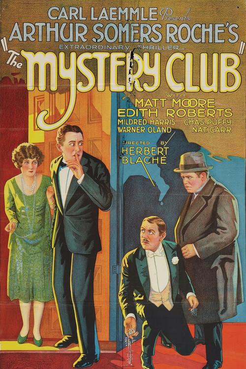 The Mystery Club 1926 official movie poster