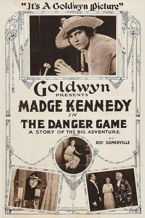 The Danger Game 1918 official movie poster