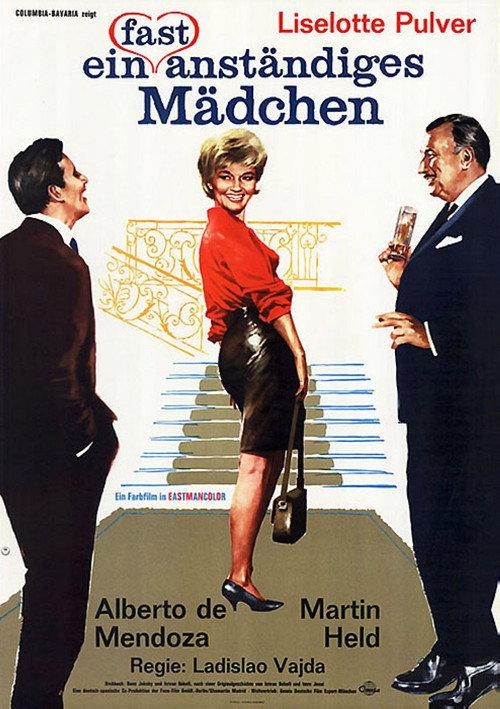 An Almost Decent Girl 1963 official movie poster
