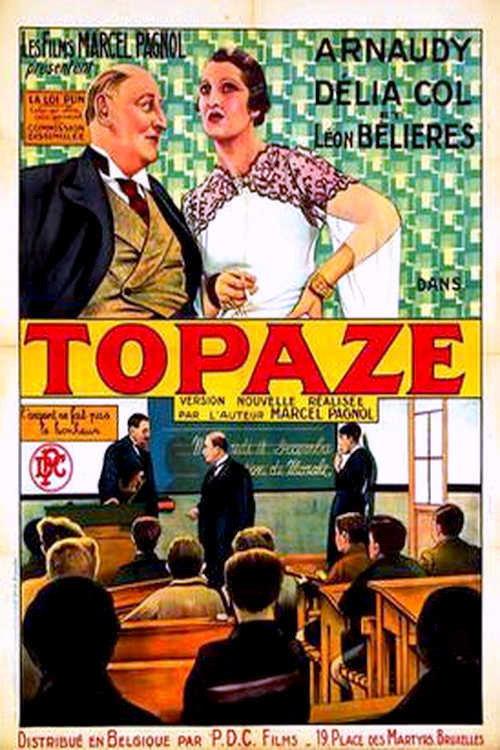 Topaze 1936 official movie poster