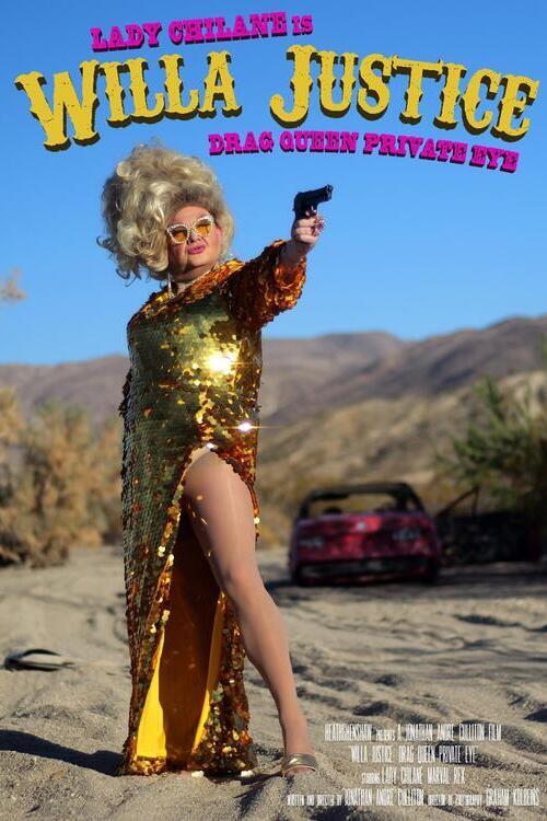 Willa Justice: Drag Queen Private Eye 2024 official movie poster