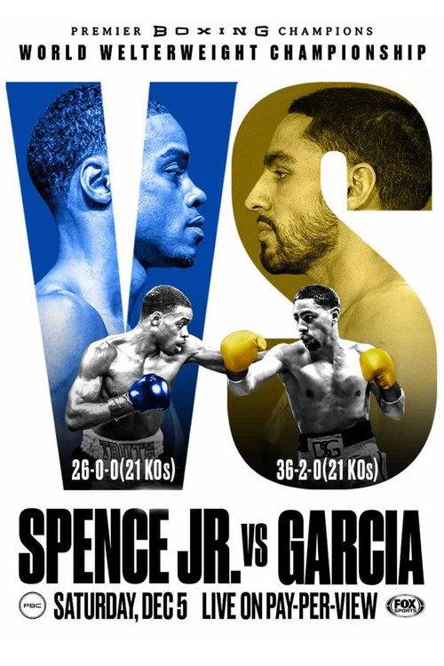 Errol Spence Jr. vs. Danny Garcia 2020 official movie poster