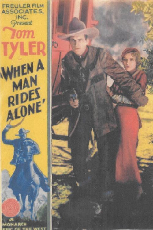 When a Man Rides Alone 1933 official movie poster