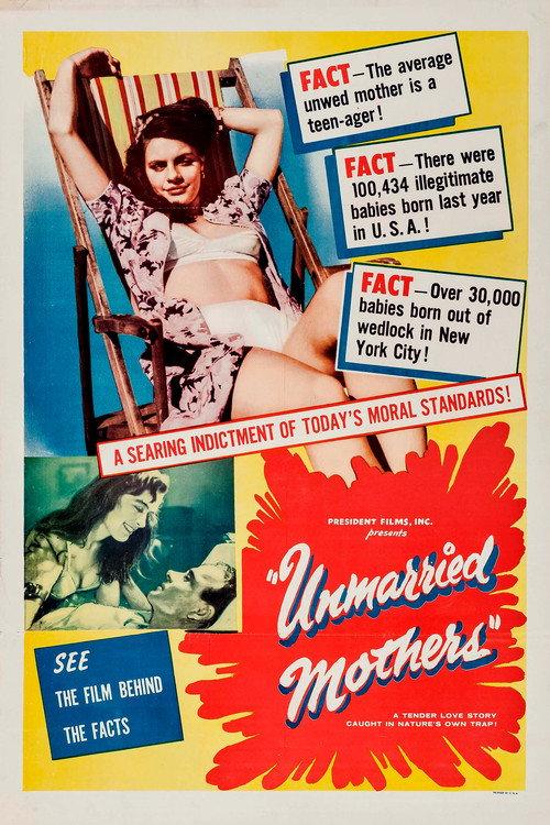 Unmarried Mothers 1953 official movie poster