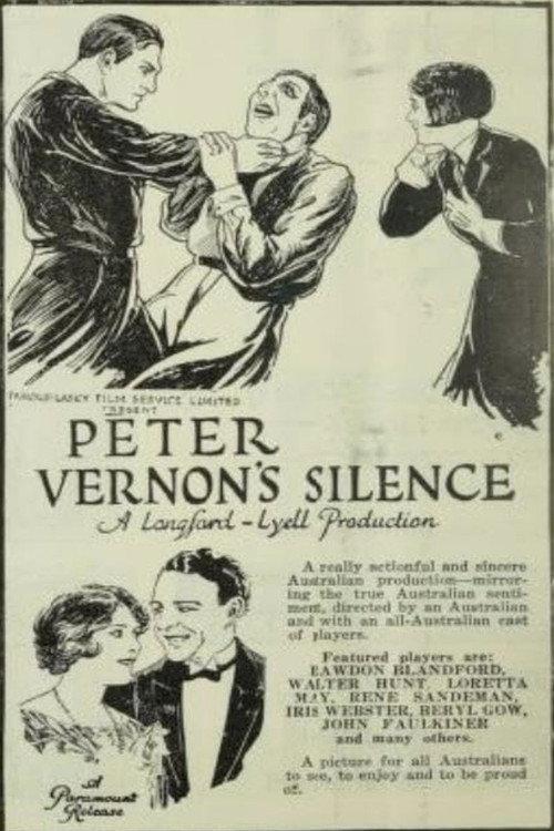 Peter Vernon's Silence 1926 official movie poster