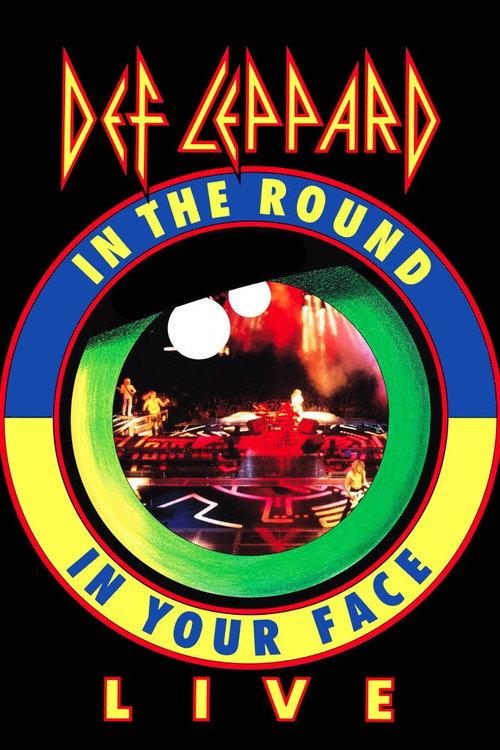 Def Leppard: Live - In The Round, In Your Face 1989 official movie poster