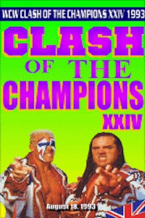 WCW Clash of the Champions XXIV 1993 official movie poster