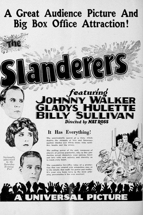 The Slanderers 1924 official movie poster