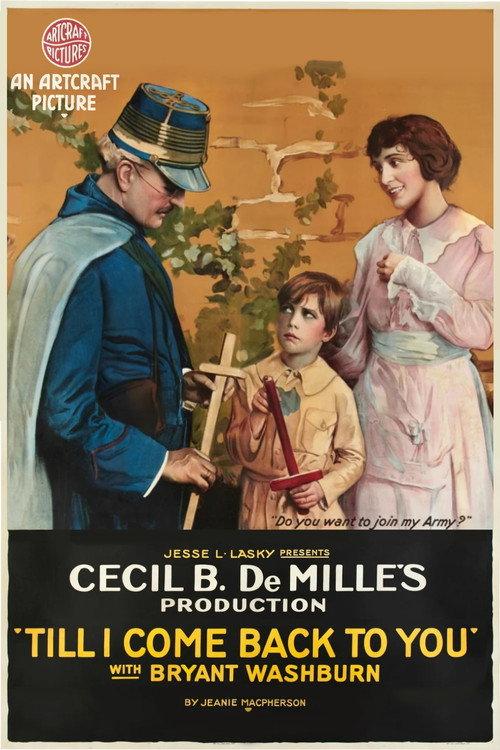 Till I Come Back to You 1918 official movie poster