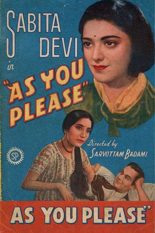 As You Please 1939 official movie poster