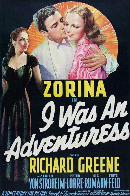 I Was an Adventuress 1940 official movie poster