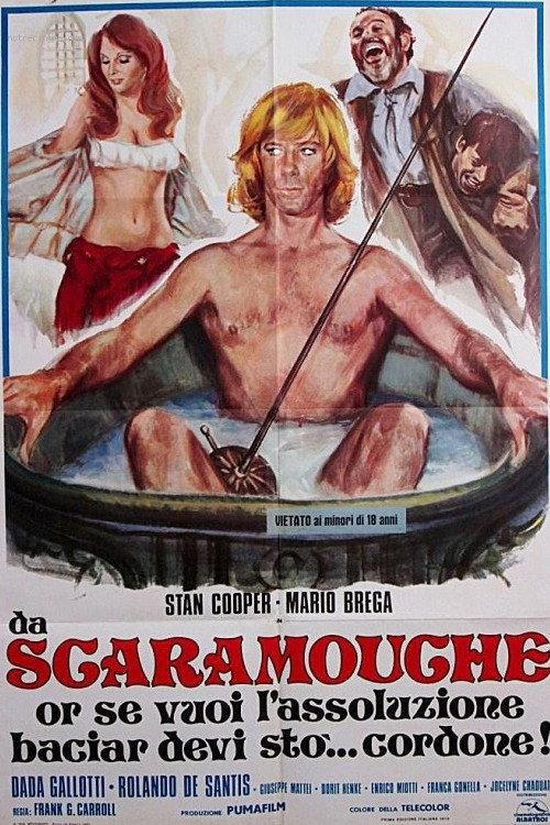 Da Scaramouche or se vuoi l'assoluzione baciar devi sto... cordone! 1973 official movie poster