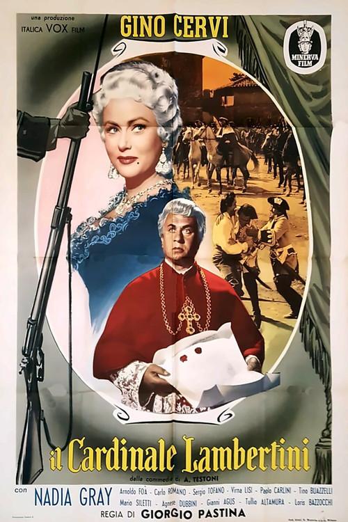 Il cardinale Lambertini 1954 official movie poster