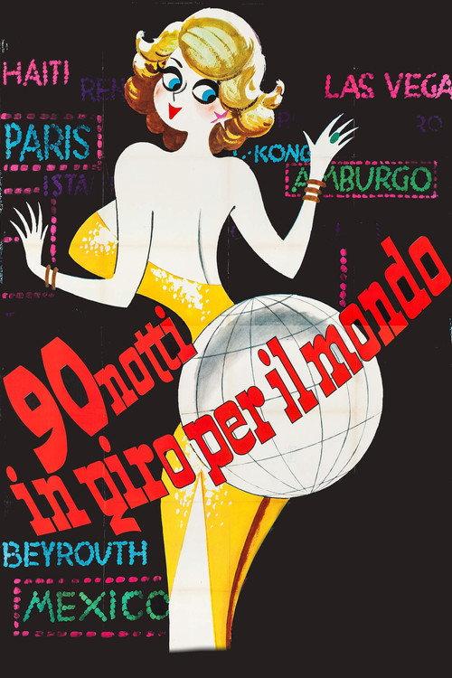 90 Nights Around the World 1963 official movie poster