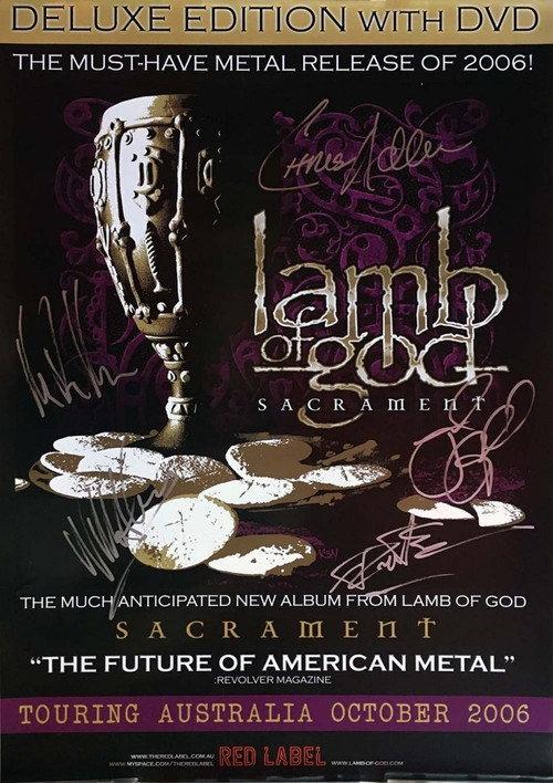 Lamb of God: The Making of Sacrament 2006 official movie poster