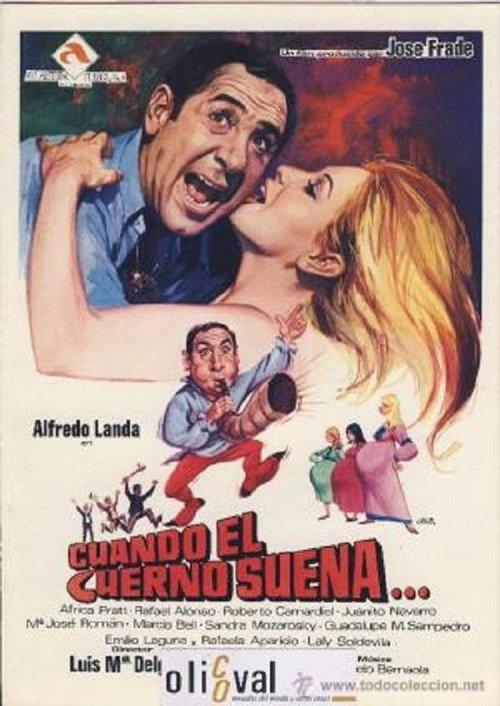 Cuando el cuerno suena 1975 official movie poster