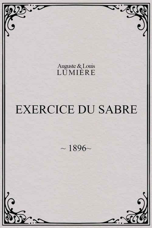 Exercice du sabre 1896 official movie poster