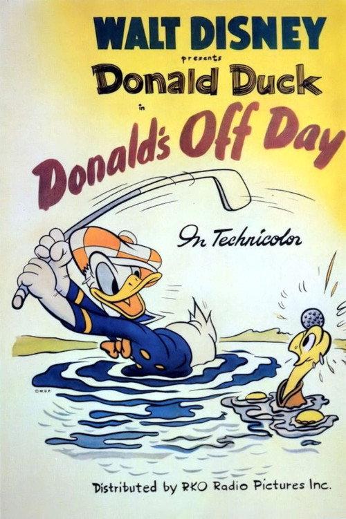 Donald's Off Day 1944 official movie poster