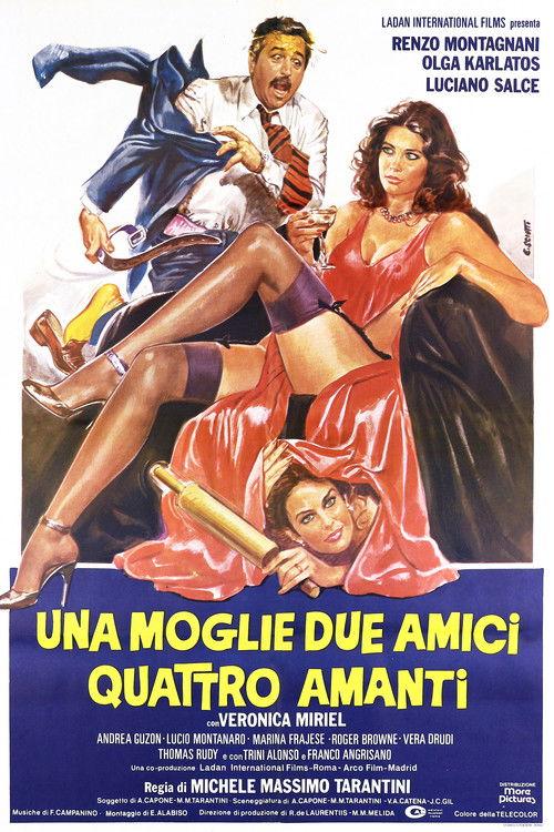 A Wife, Two Friends, Four Lovers 1980 official movie poster