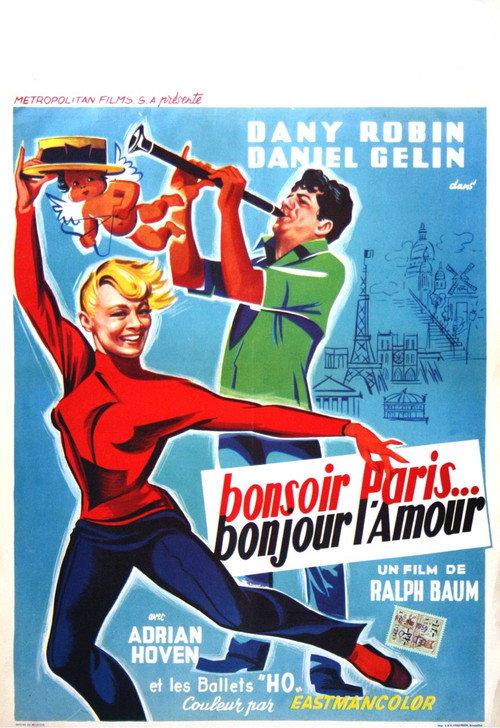 Good Evening Paris 1956 official movie poster
