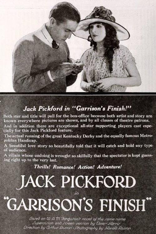 Garrison's Finish 1923 official movie poster