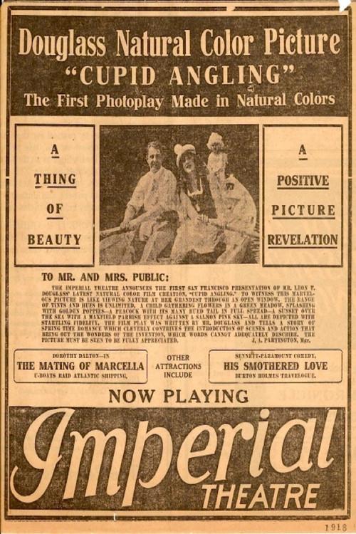 Cupid Angling 1918 official movie poster