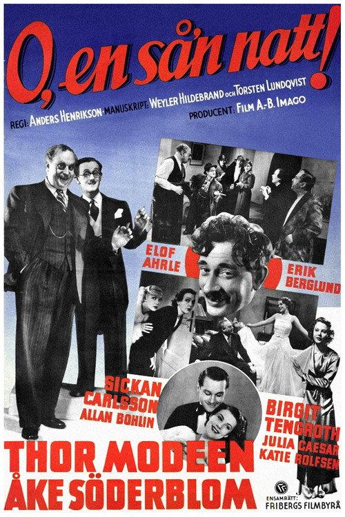 O, What a Night! 1937 official movie poster