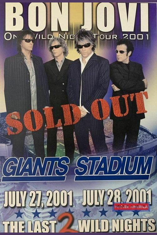 Bon Jovi | Live at Giants Stadium, 2001 2001 official movie poster