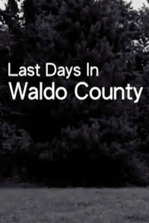 Last Days In Waldo County 2012 official movie poster