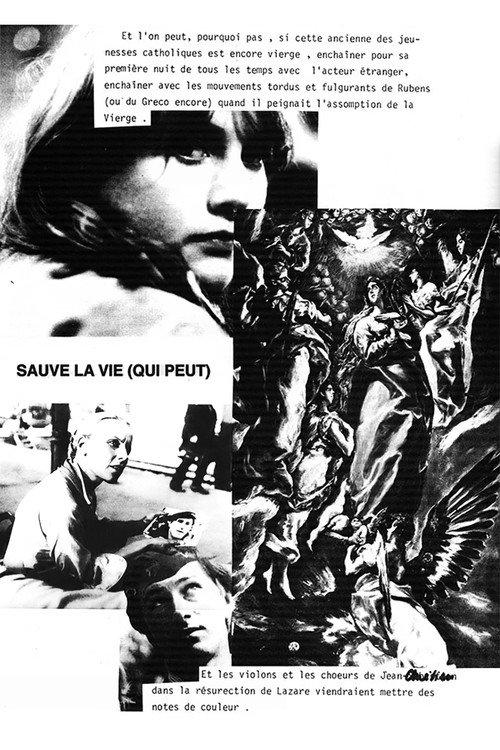 Sauve la vie (qui peut) 1981 official movie poster