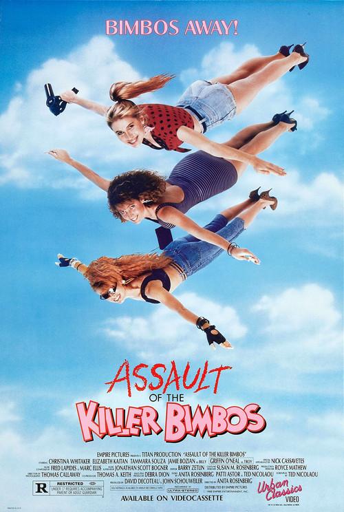 Assault of the Killer Bimbos 1988 official movie poster