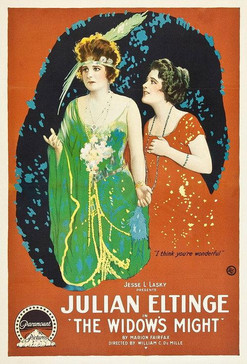 The Widow's Might 1918 official movie poster