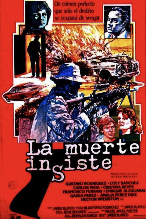 La muerte insiste 1984 official movie poster