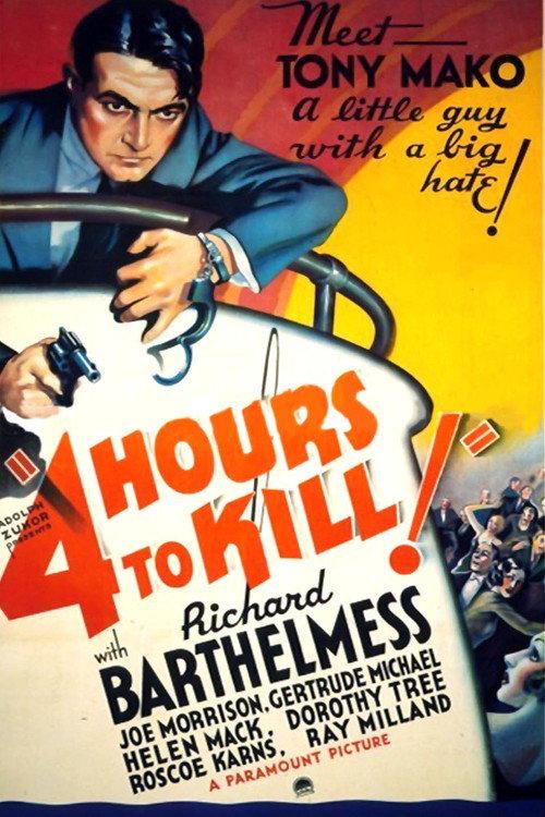 Four Hours to Kill! 1935 official movie poster