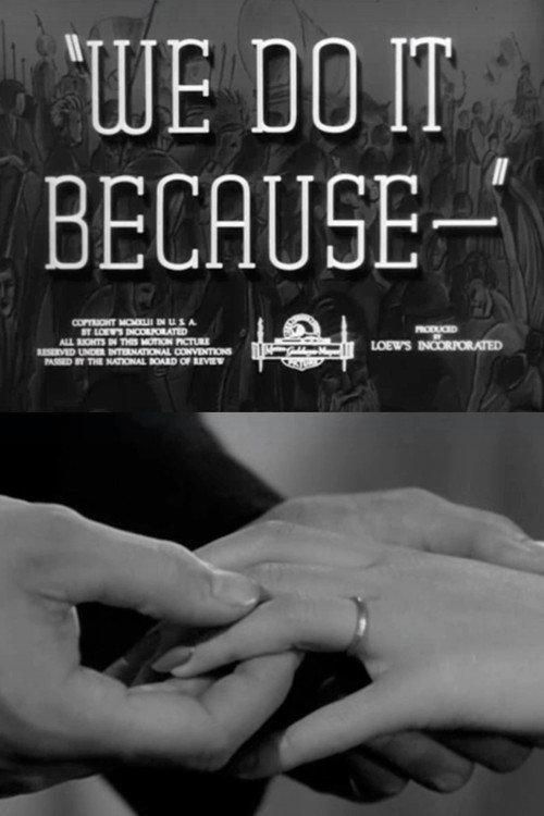 We Do It Because 1942 official movie poster