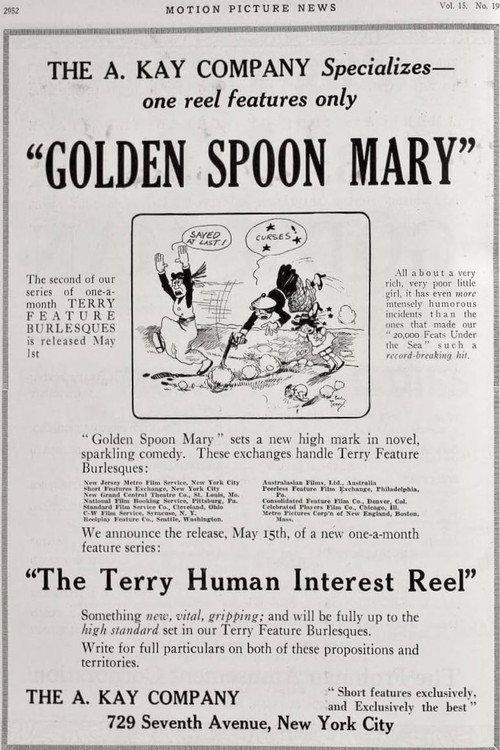 Golden Spoon Mary 1917 official movie poster