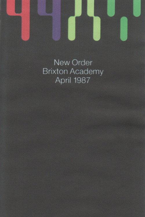 New Order: Brixton Academy 1989 official movie poster
