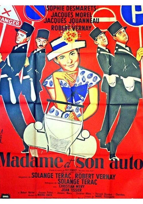 Madame et son auto 1958 official movie poster