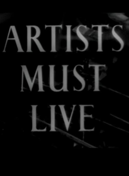Artists Must Live 1953 official movie poster