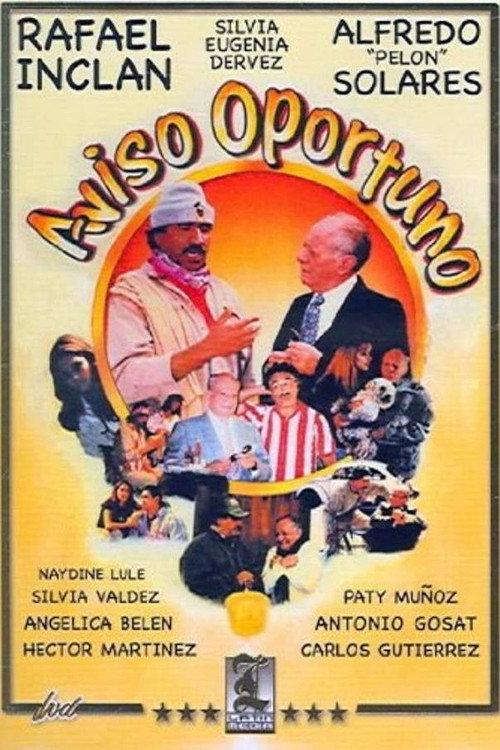 Aviso oportuno 1997 official movie poster
