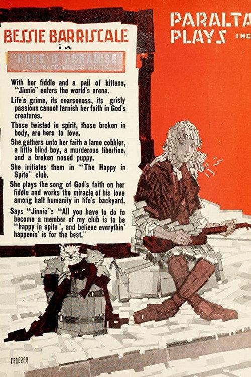 Rose o' Paradise 1918 official movie poster