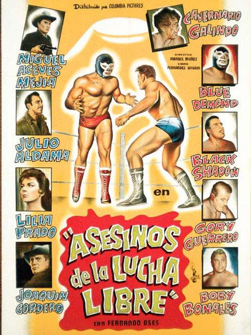 Asesinos de la lucha libre 1962 official movie poster