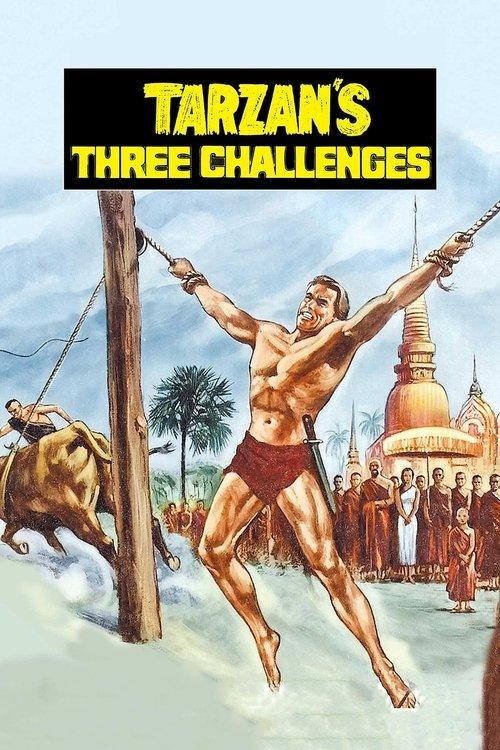 Tarzan's Three Challenges 1963 official movie poster