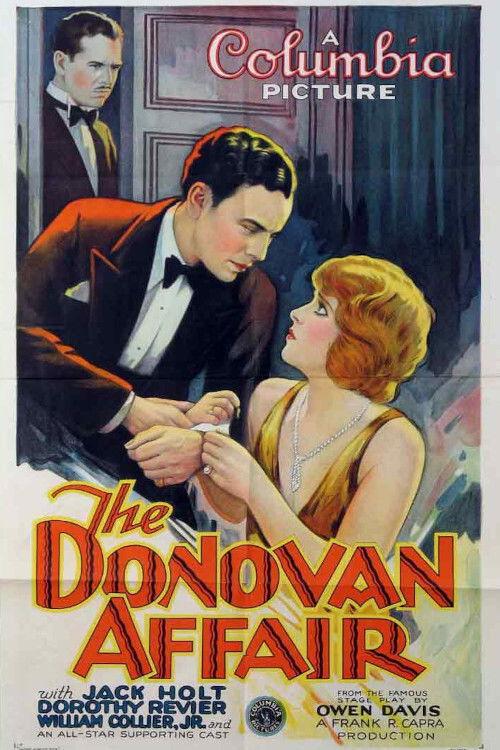 The Donovan Affair 1929 official movie poster