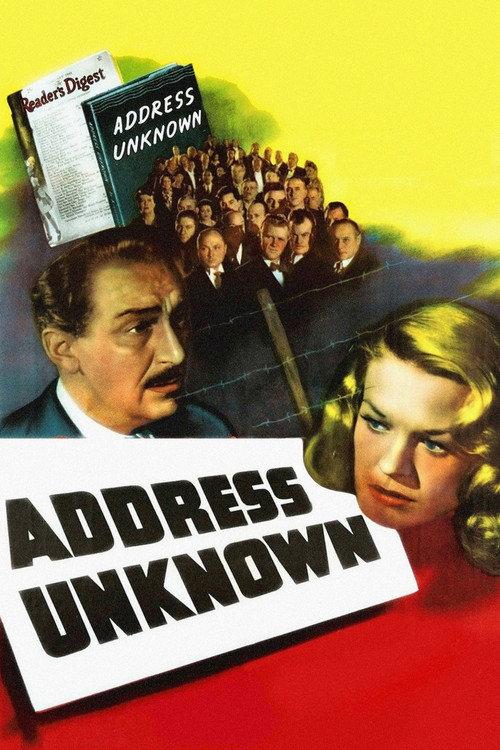 Address Unknown 1944 official movie poster