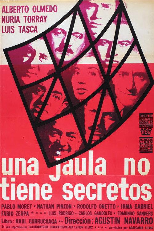 Una jaula no tiene secretos 1962 official movie poster