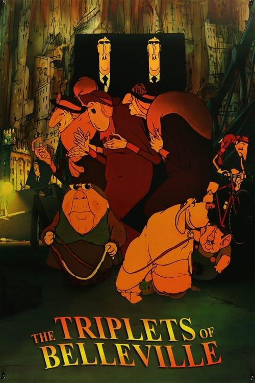 The Triplets of Belleville 2003 official movie poster