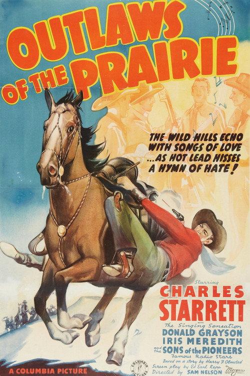Outlaws of the Prairie 1937 official movie poster