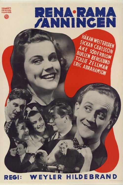 Rena rama sanningen 1939 official movie poster