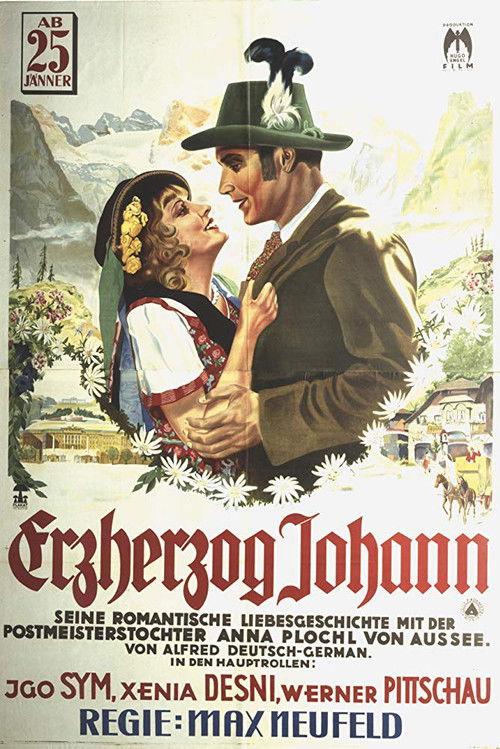 Erzherzog Johann 1929 official movie poster
